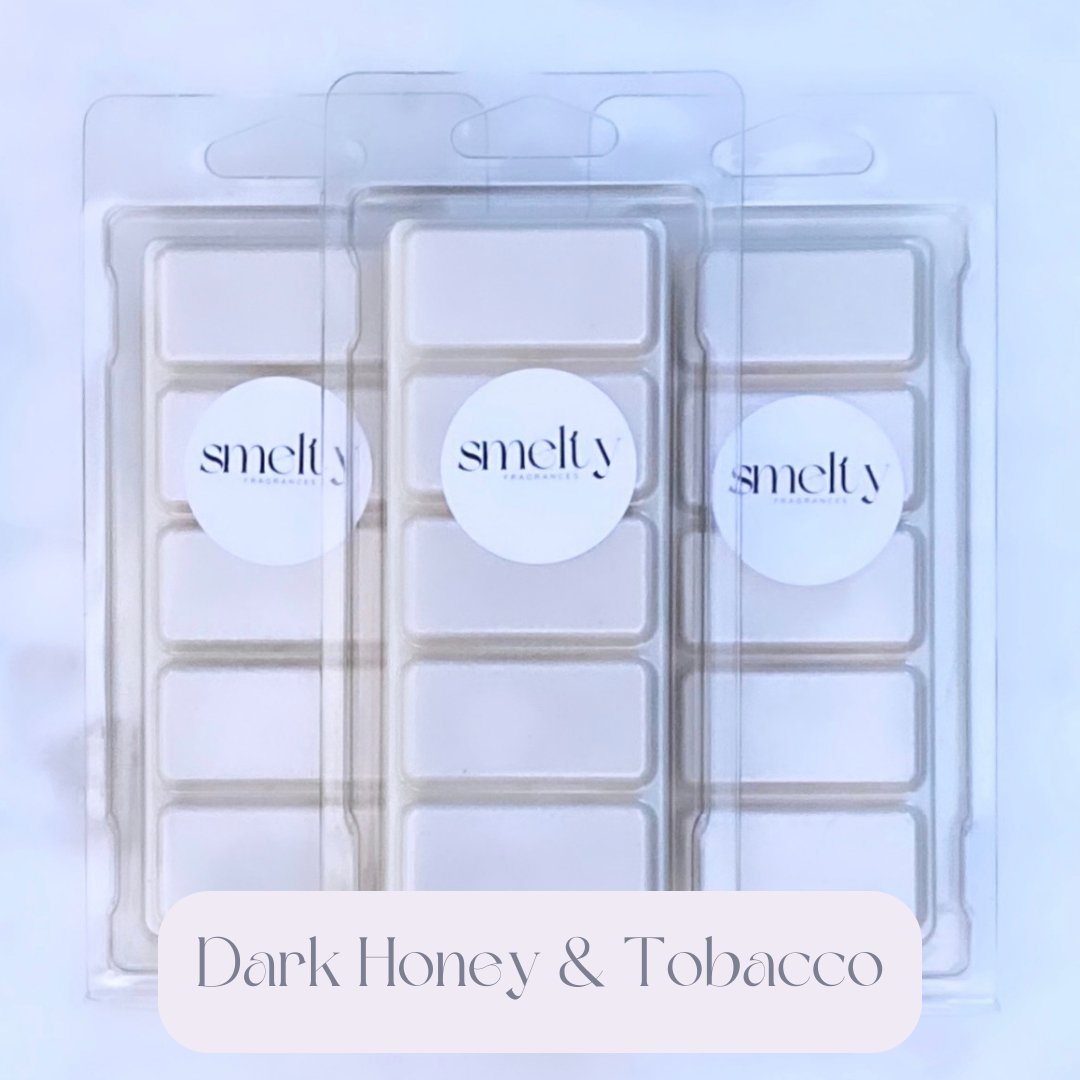 Dark Honey&Tobacco Scented Wax Melts, Warm & Cosy